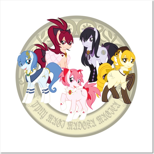 Poni Magi Madoka Magica Wall Art by Novanator